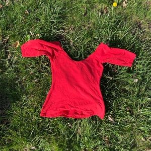 betsey johnson red shirt